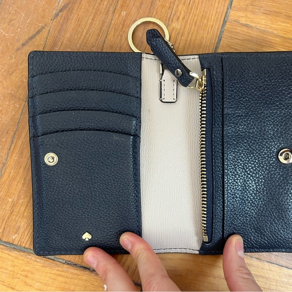 Kate Spade Margaux Small Keyring Wallet-- Horizon Blue - Picture 3 of 8